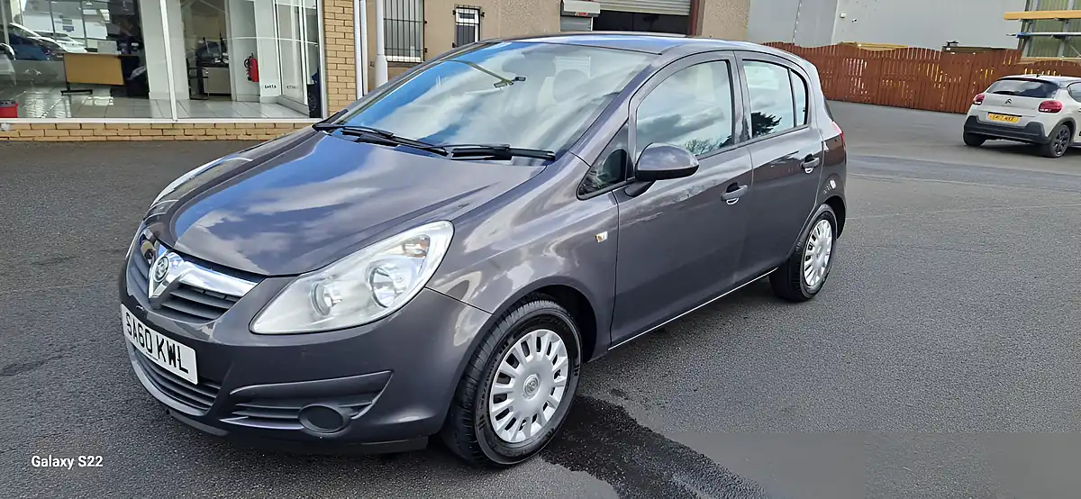 Used 2010 Vauxhall Corsa S Grey - Front View