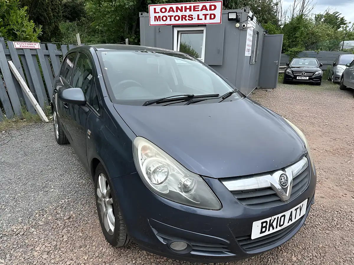 Used 2010 Vauxhall Corsa Sxi Blue - Front View