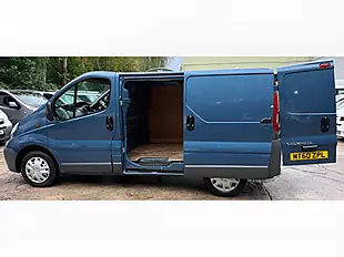 Used 2010 Vauxhall Vivaro Panel Van L1 Blue - Interior and Exterior details 12