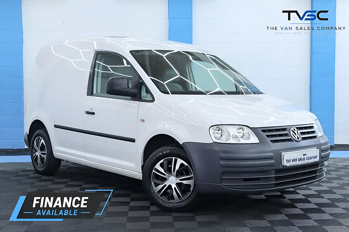 Used 2010 Volkswagen Caddy C20 Panel Van White - Front View