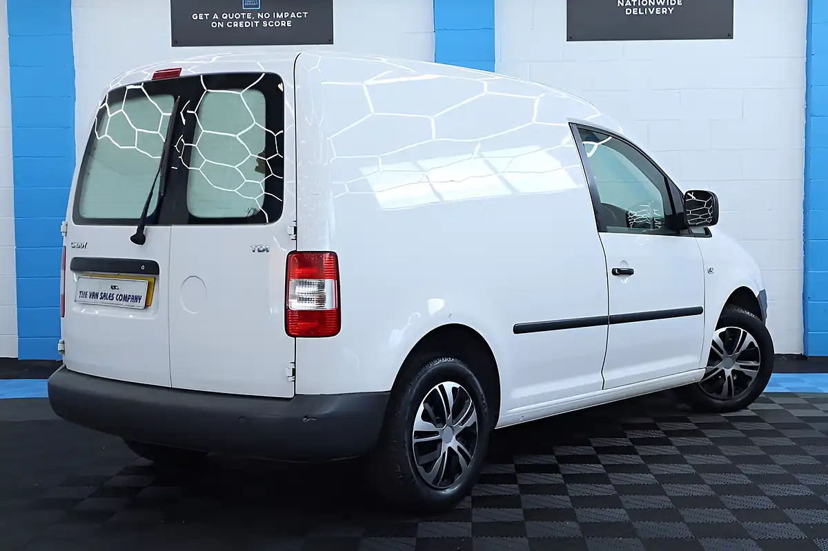 Used 2010 Volkswagen Caddy C20 Panel Van White - Interior and Exterior details 8