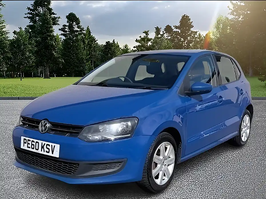 Used 2010 Volkswagen Polo Se Blue - Front View