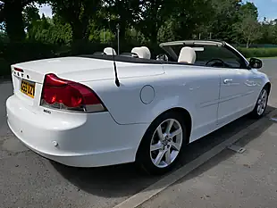 Used 2010 Volvo C70 Ice White White - Interior and Exterior details 11