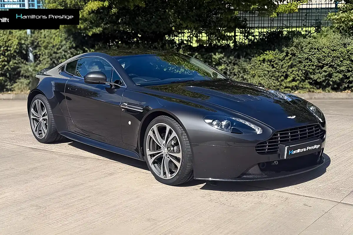 Used 2011 Aston Martin Vantage Coupe Quantum Silver - Front View