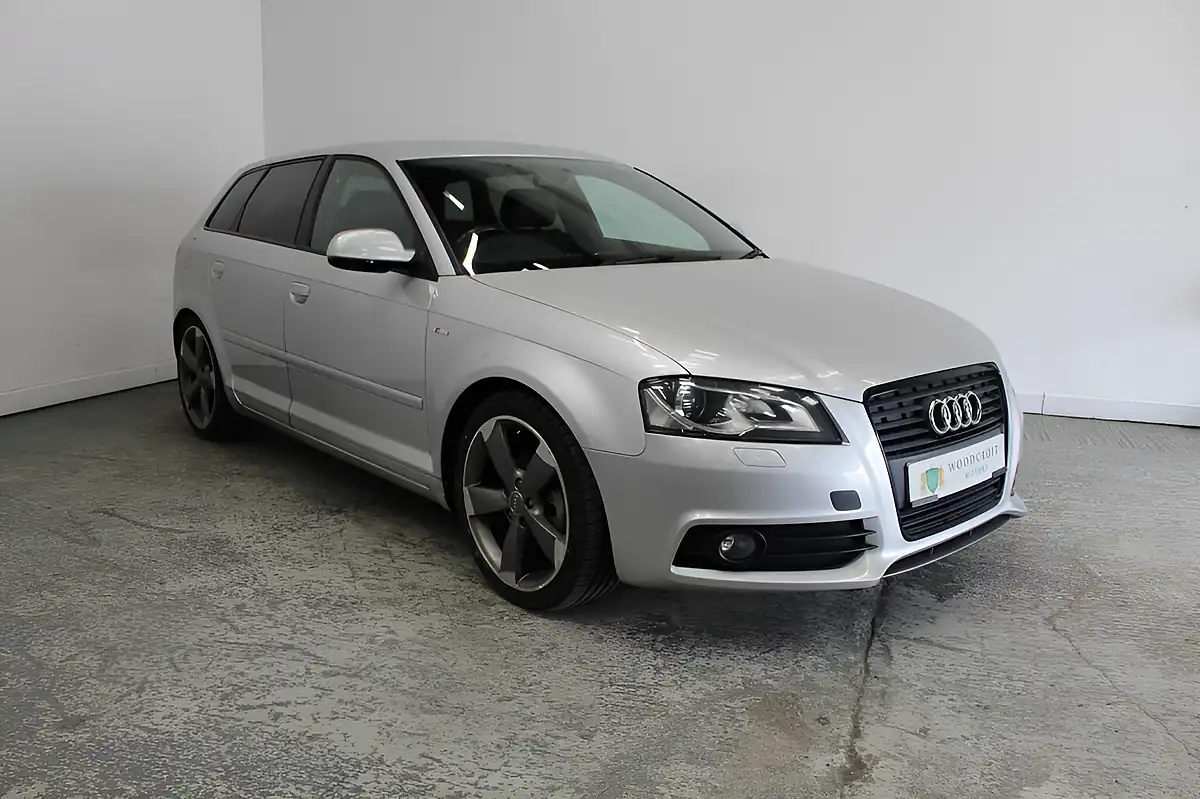 Used 2011 Audi A3 Black Edition Sportback Silver - Front View