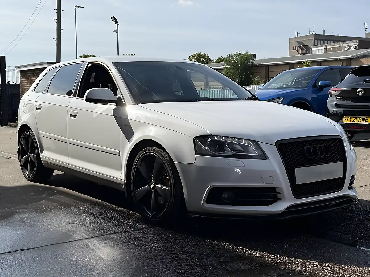 Used 2011 Audi A3 Black Edition Sportback White - Front View