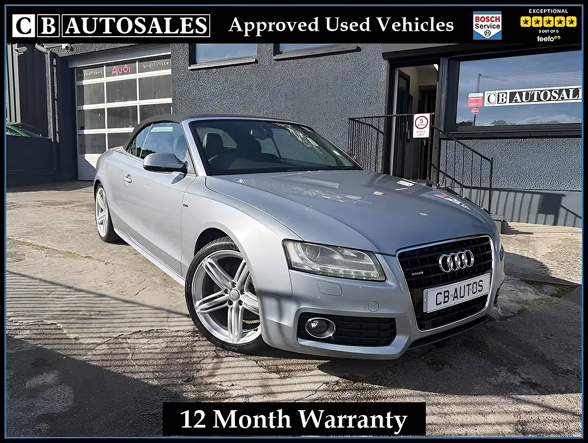 Used 2011 Audi A5 Cabriolet S Line Silver - Front View