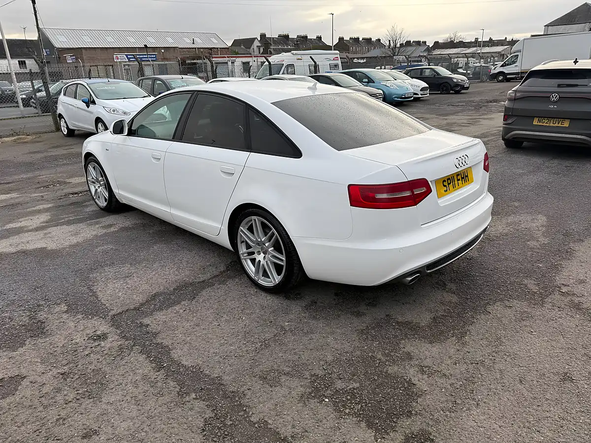 Used 2011 Audi A6 Saloon S Line Special Edition White - Interior and Exterior details 7