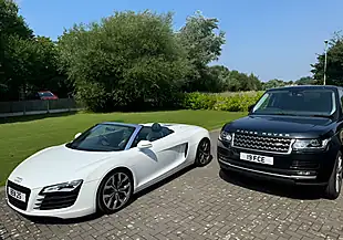 Used 2011 Audi R8 Spyder White - Interior and Exterior details 2