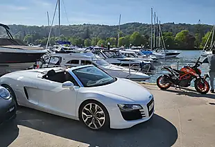 Used 2011 Audi R8 Spyder White - Interior and Exterior details 6