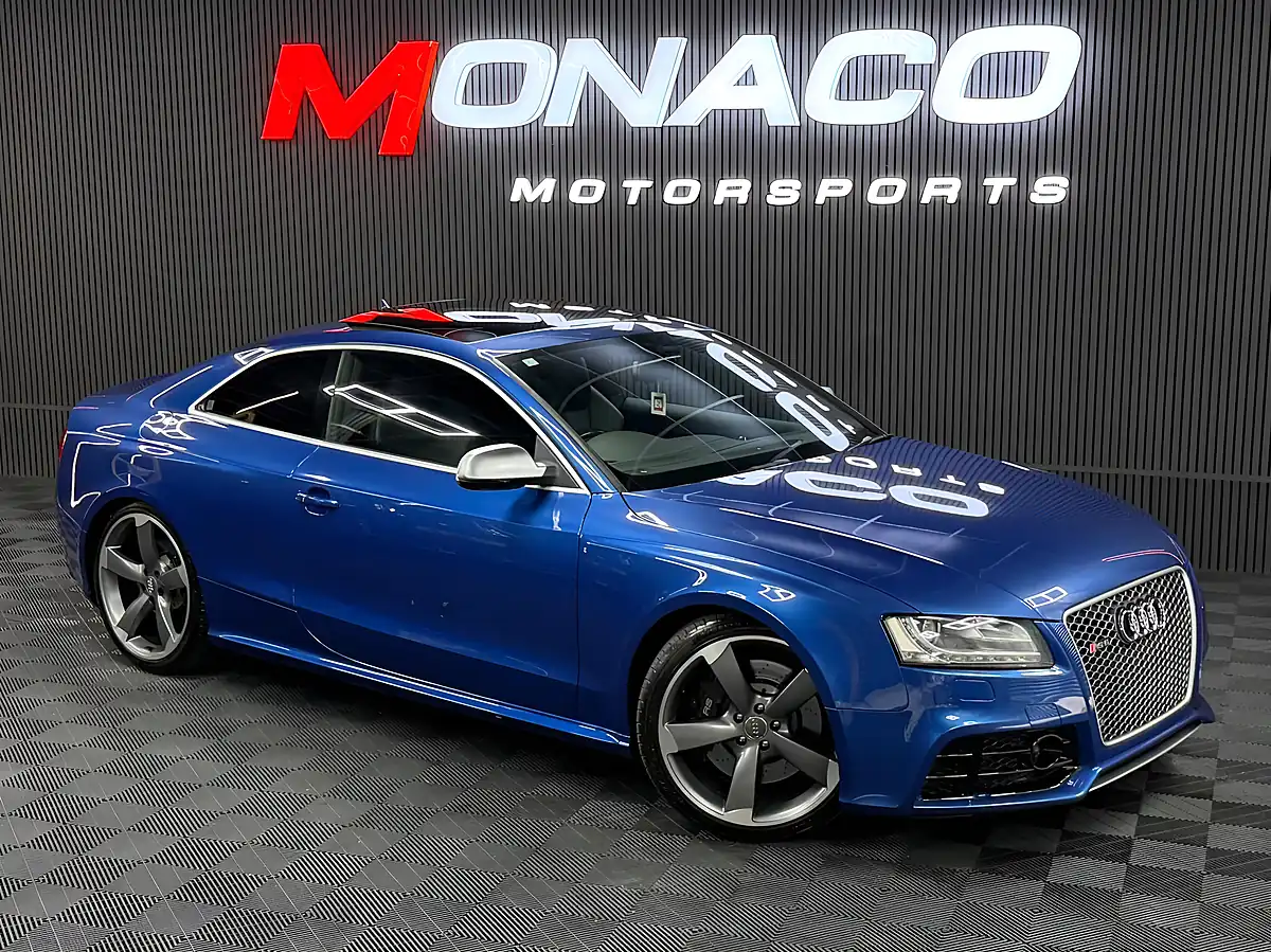 Used 2011 Audi RS5 Coupe Sepang Crystal Blue - Front View