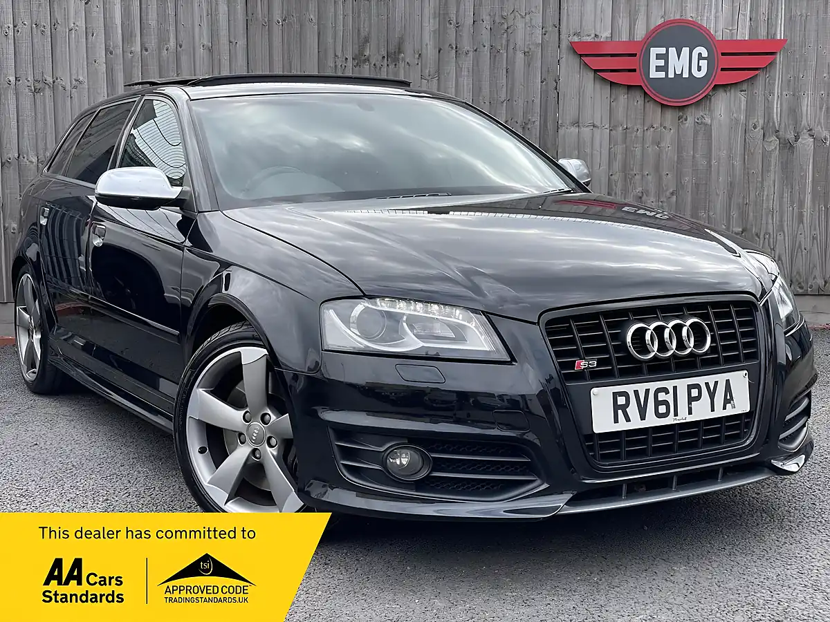 Used 2011 Audi S3 Black Edition Sportback Black - Front View