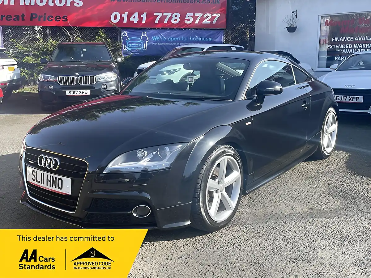 Used 2011 Audi Tt S Line Quattro Black - Front View