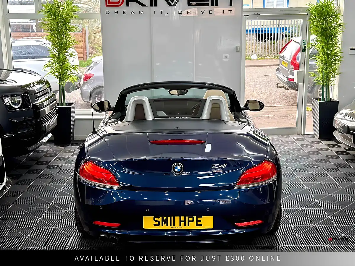 Used 2011 BMW Z4 Convertible Blue - Interior and Exterior details 11