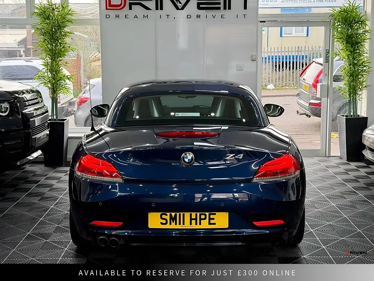 Used 2011 BMW Z4 Convertible Blue - Interior and Exterior details 12