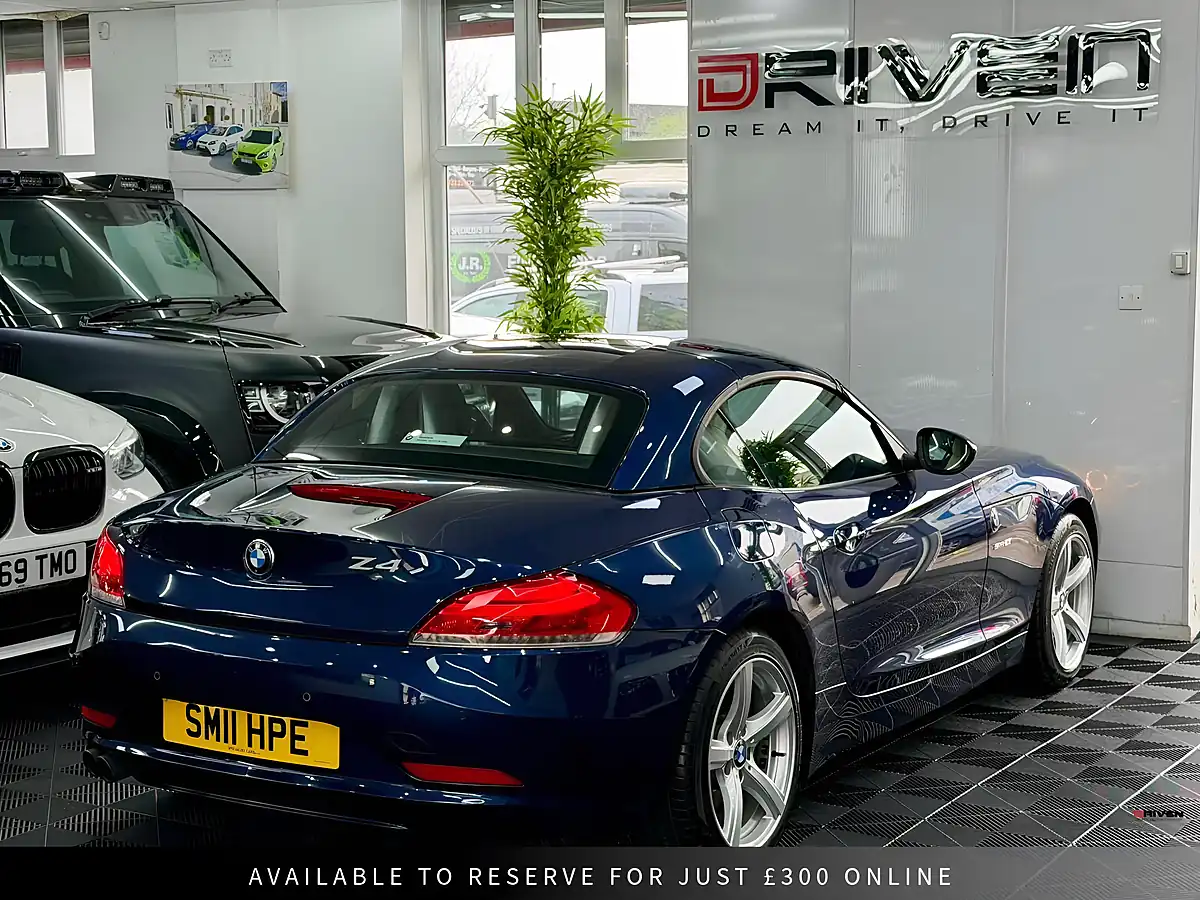 Used 2011 BMW Z4 Convertible Blue - Interior and Exterior details 14