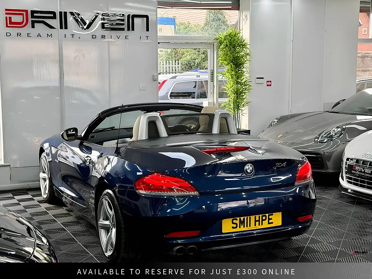 Used 2011 BMW Z4 Convertible Blue - Interior and Exterior details 2
