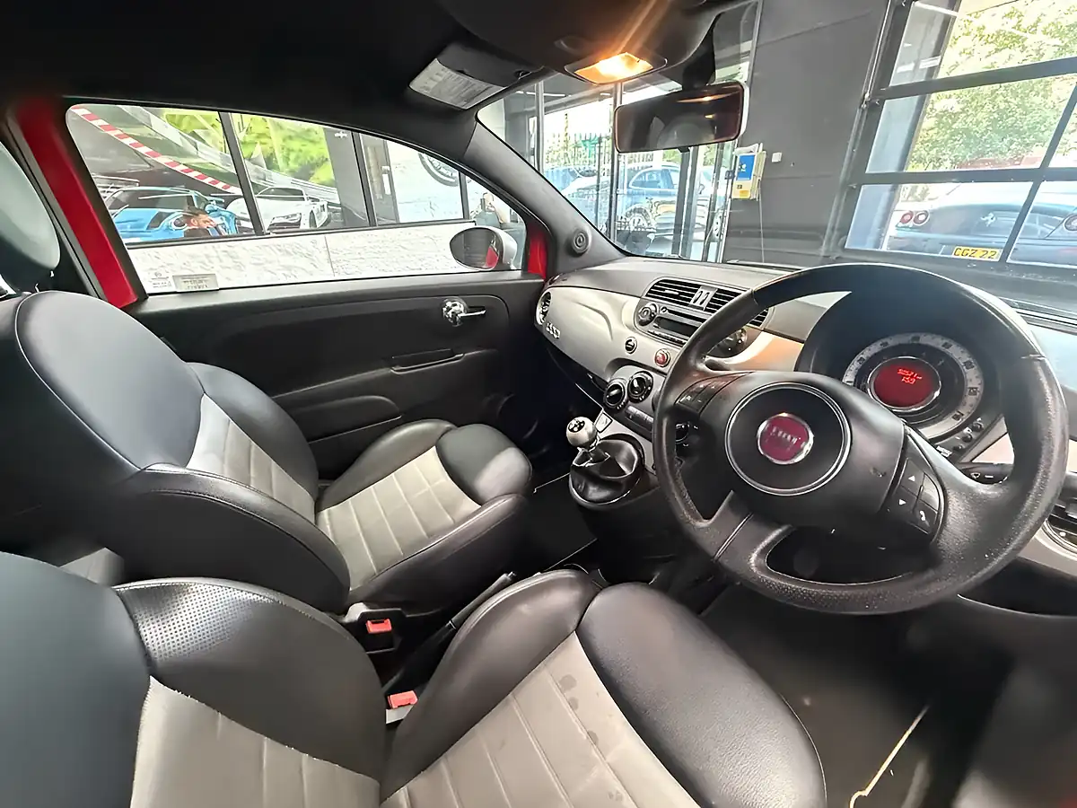 Used 2011 Fiat 500 Hatchback Red - Interior and Exterior details 10