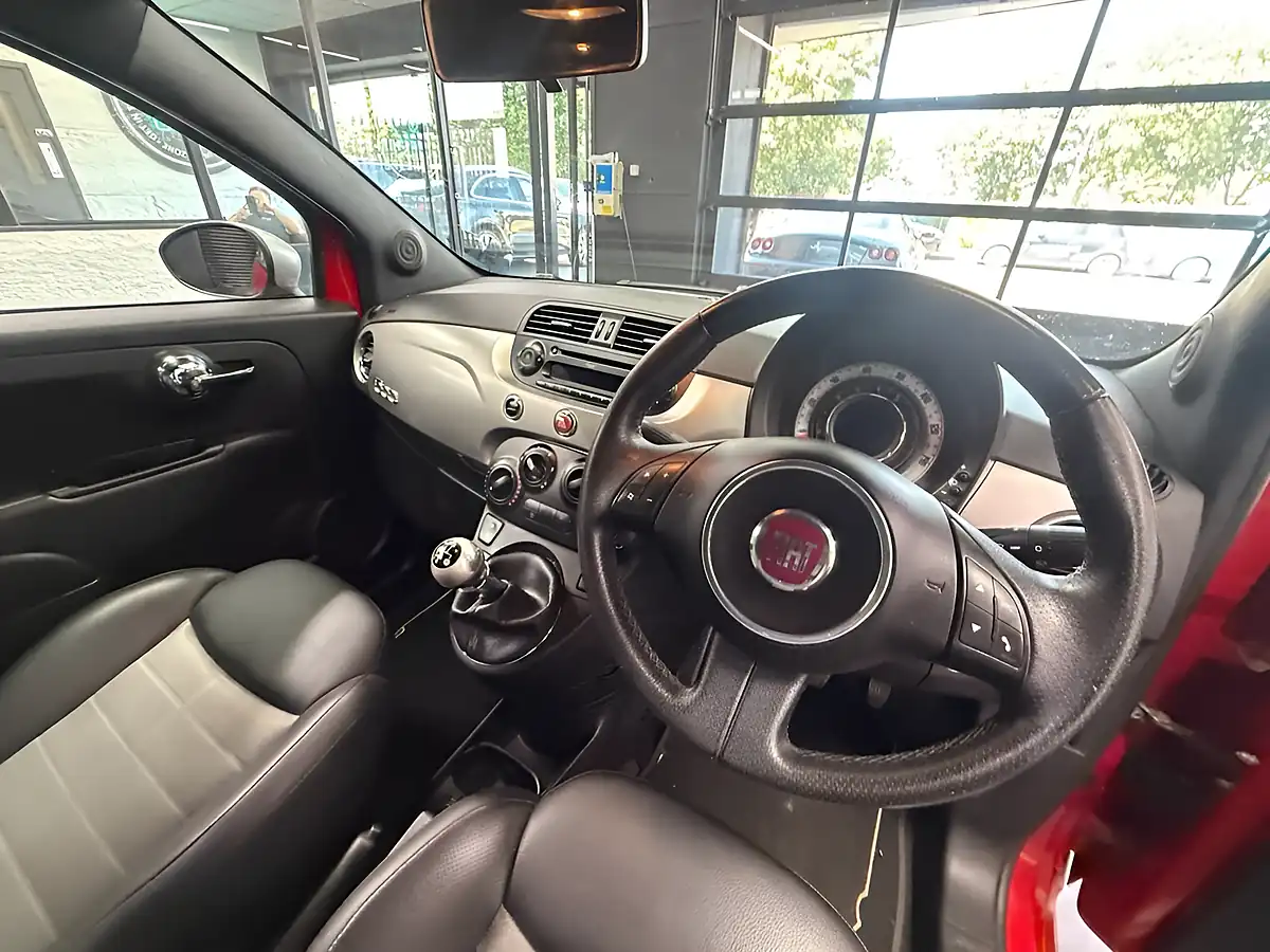 Used 2011 Fiat 500 Hatchback Red - Interior and Exterior details 13