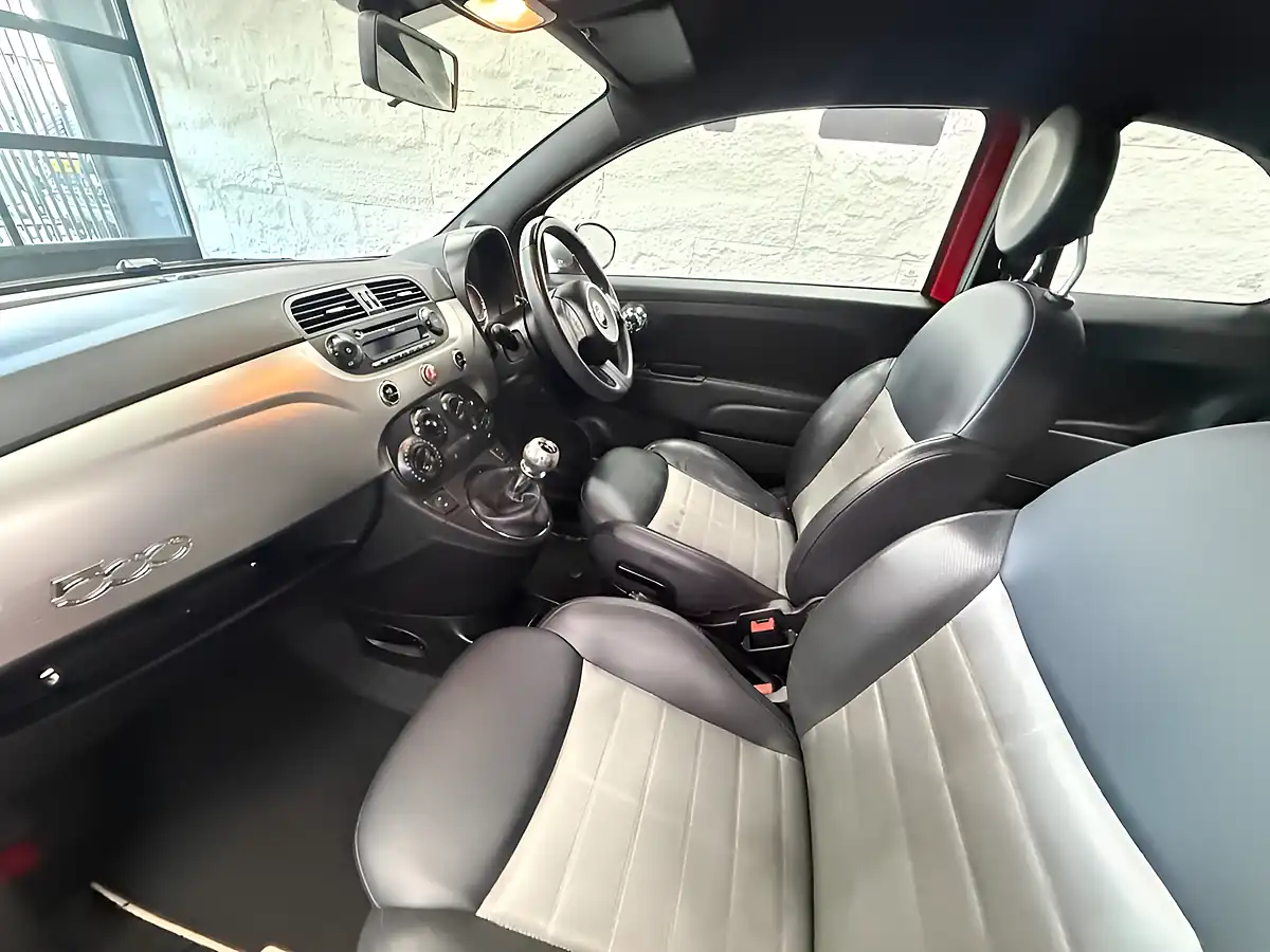 Used 2011 Fiat 500 Hatchback Red - Interior and Exterior details 15