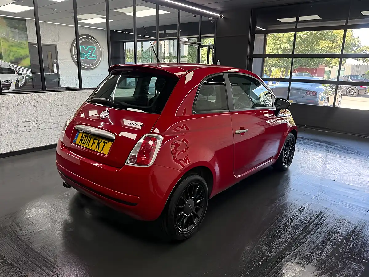 Used 2011 Fiat 500 Hatchback Red - Interior and Exterior details 4