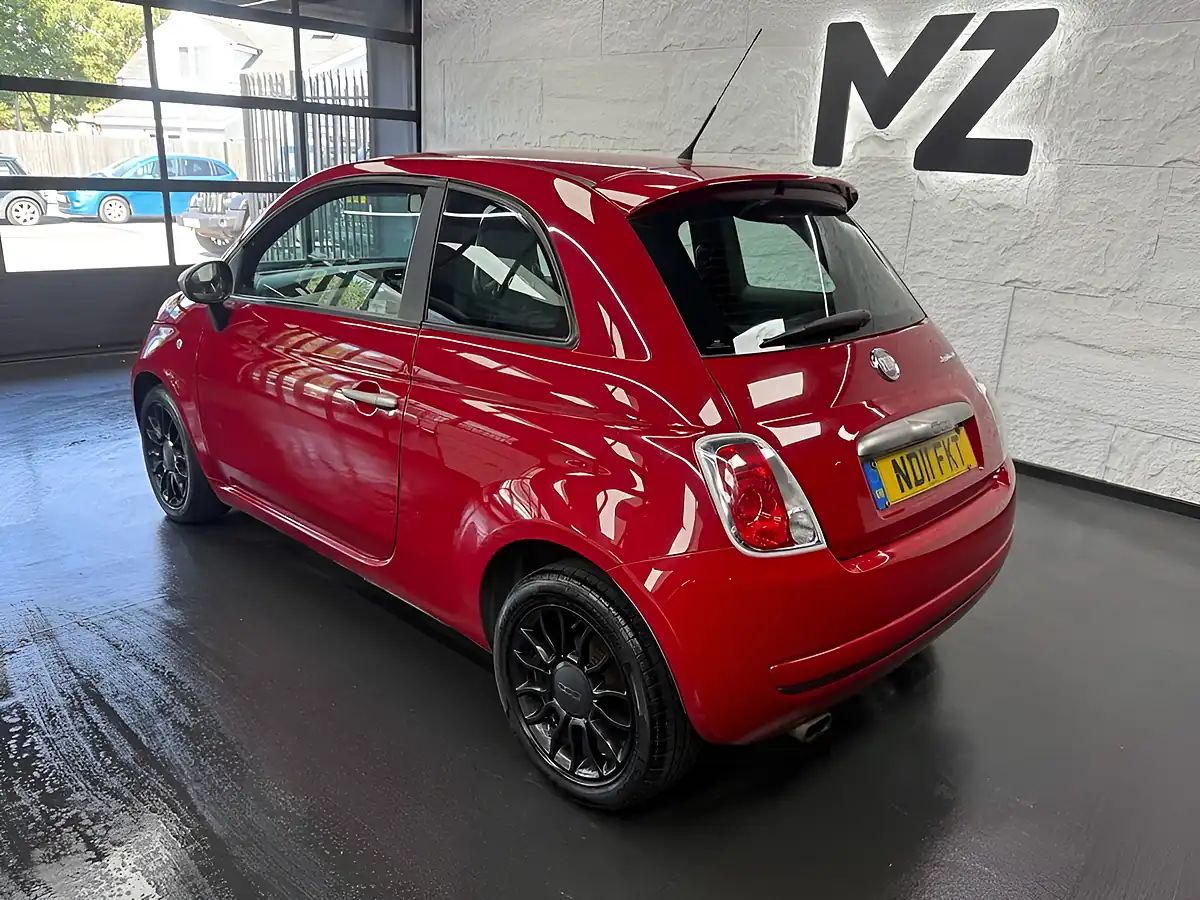 Used 2011 Fiat 500 Hatchback Red - Interior and Exterior details 8