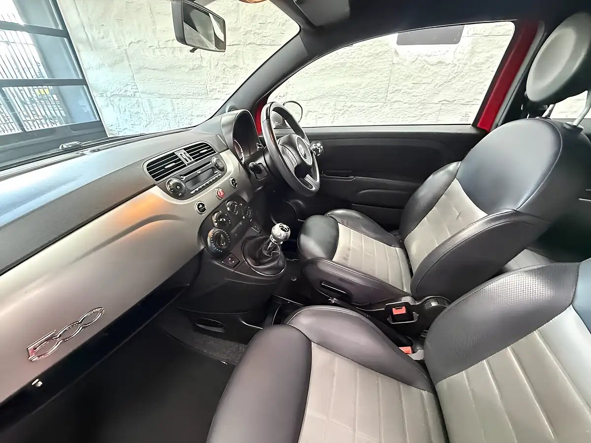 Used 2011 Fiat 500 Hatchback Red - Interior and Exterior details 9