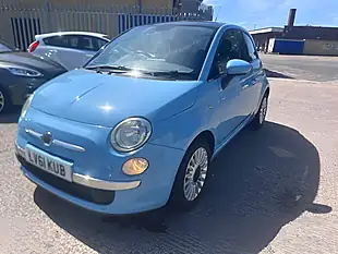 Used 2011 Fiat 500 Lounge Blue - Interior and Exterior details 7