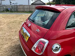 Used 2011 Fiat 500 Lounge Red - Interior and Exterior details 11