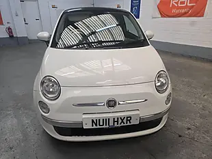 Used 2011 Fiat 500 Lounge White - Interior and Exterior details 3
