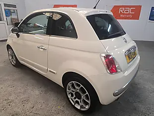 Used 2011 Fiat 500 Lounge White - Interior and Exterior details 6