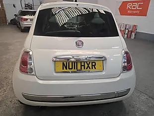 Used 2011 Fiat 500 Lounge White - Interior and Exterior details 9