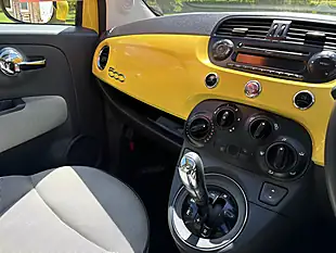 Used 2011 Fiat 500 Lounge Yellow - Interior and Exterior details 11