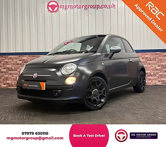 2011 Fiat 500 1.2 Matt Black