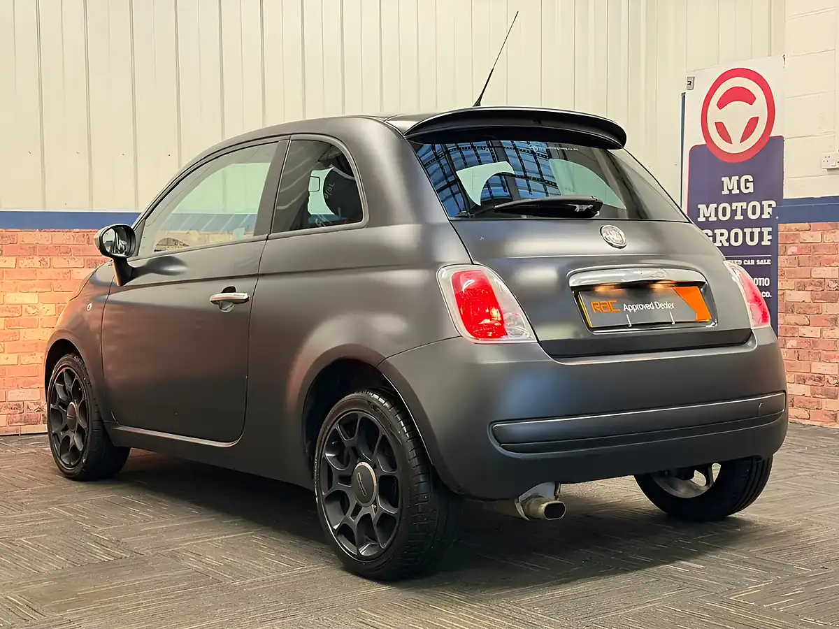 Used 2011 Fiat 500 Matt Black Black - Interior and Exterior details 11