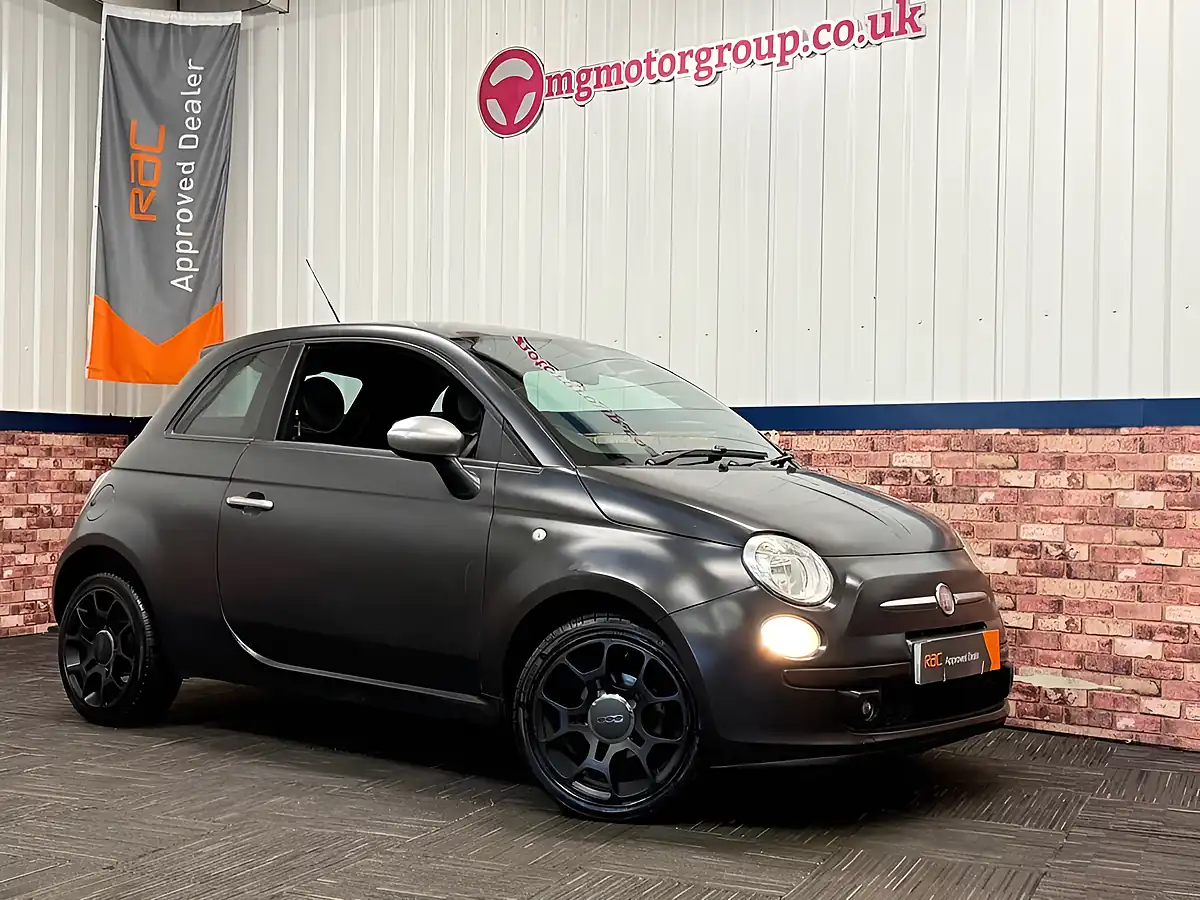 Used 2011 Fiat 500 Matt Black Black - Interior and Exterior details 4