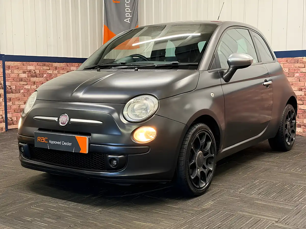 Used 2011 Fiat 500 Matt Black Black - Interior and Exterior details 6