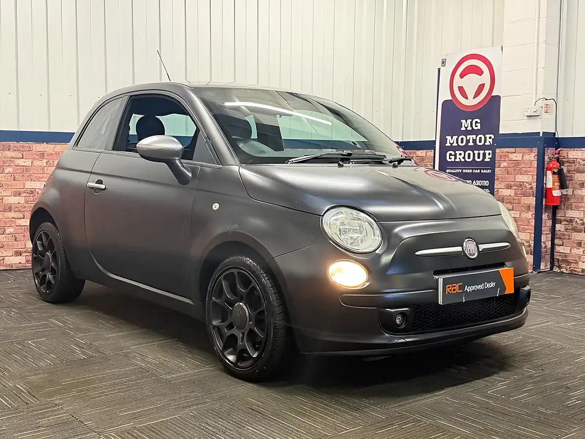 Used 2011 Fiat 500 Matt Black Black - Interior and Exterior details 8