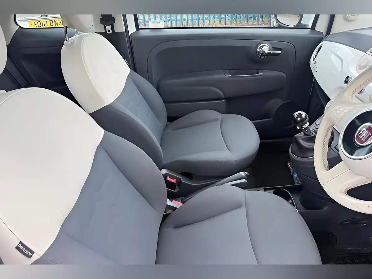 Used 2011 Fiat 500 Pop White - Interior and Exterior details 9