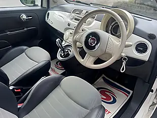 Used 2011 Fiat 500c Lounge White - Interior and Exterior details 12