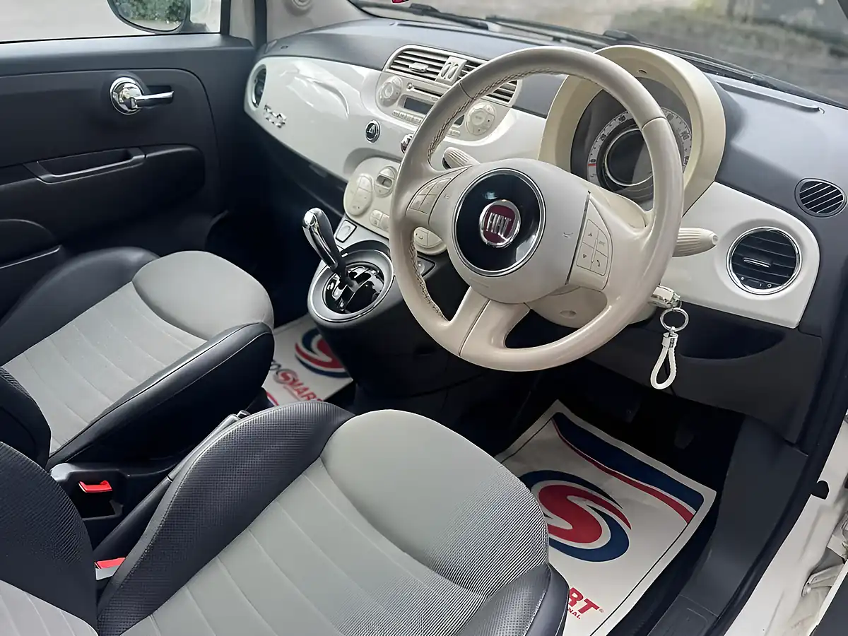 Used 2011 Fiat 500c Lounge White - Interior and Exterior details 12