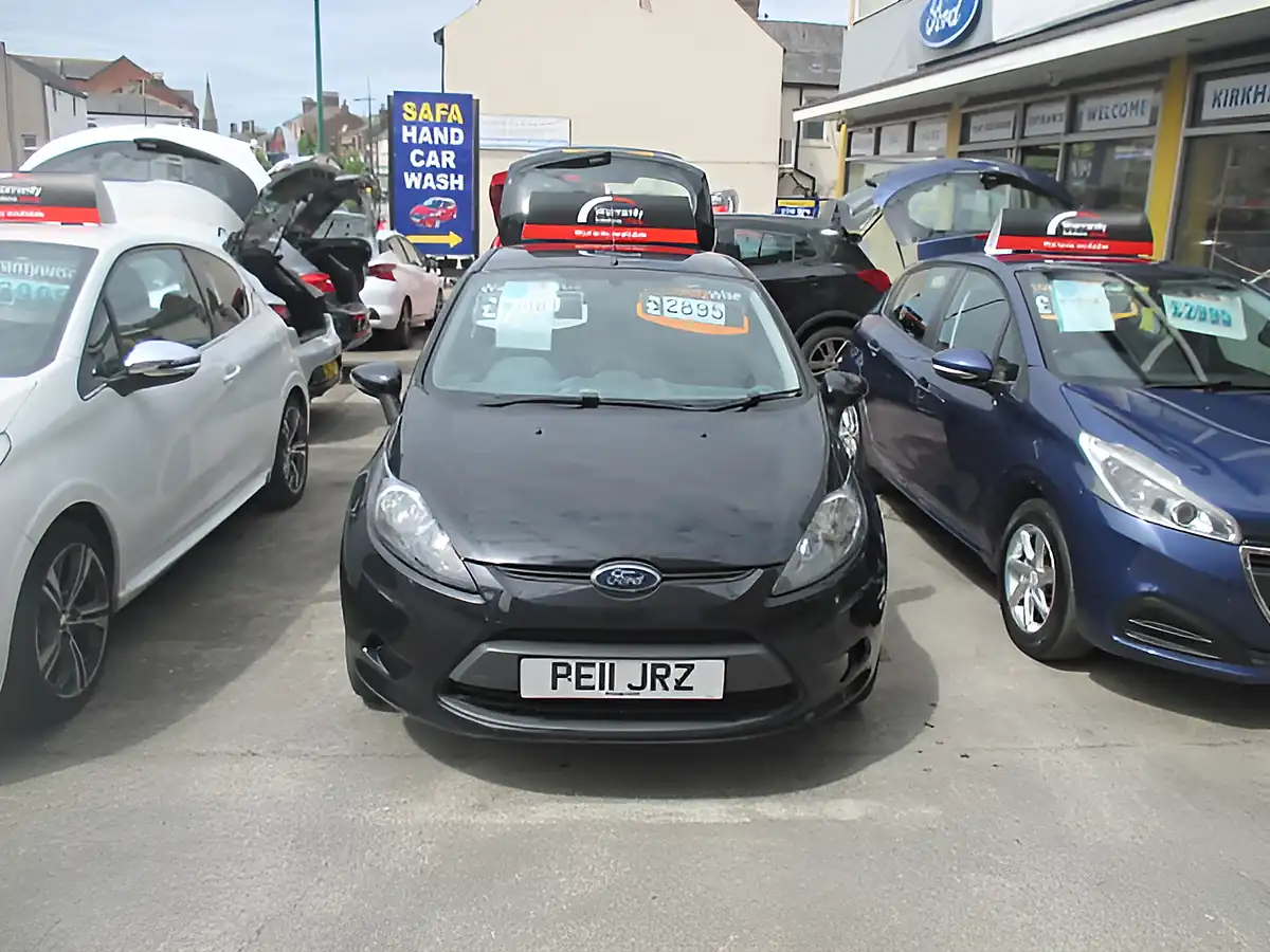 Used 2011 Ford Fiesta Edge Black - Front View