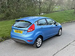 Used 2011 Ford Fiesta Zetec Blue - Interior and Exterior details 8