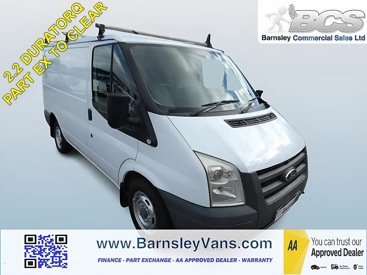 Used 2011 Ford Transit Low Roof Panel Van L1H1 Swb White - Front View