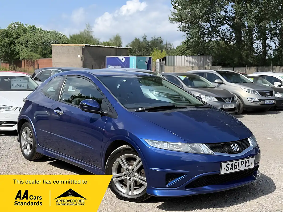 Used 2011 Honda Civic Type S Blue - Front View