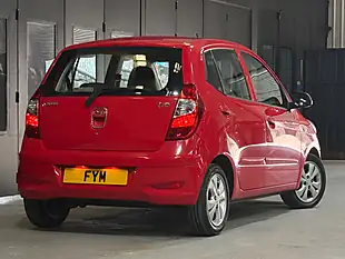 Used 2011 Hyundai I10 Active Red - Interior and Exterior details 11