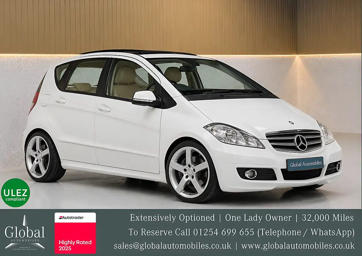 Used 2011 Mercedes-Benz a-Class Elegance Se Calcite White - Front View