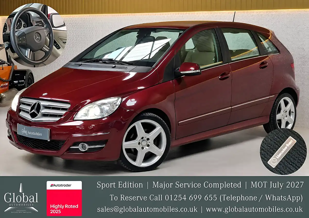 Used 2011 Mercedes-Benz B-Class Sport Saturn Red Metallic - Front View