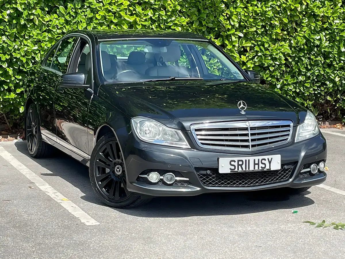 Used 2011 Mercedes-Benz C Class Elegance Magnetite Black - Front View