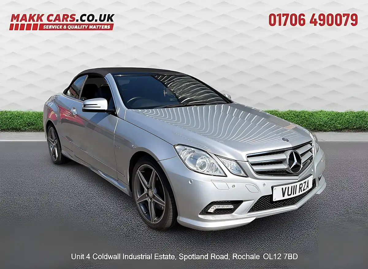 Used 2011 Mercedes-Benz E Class Blueefficiency Sport Silver - Front View